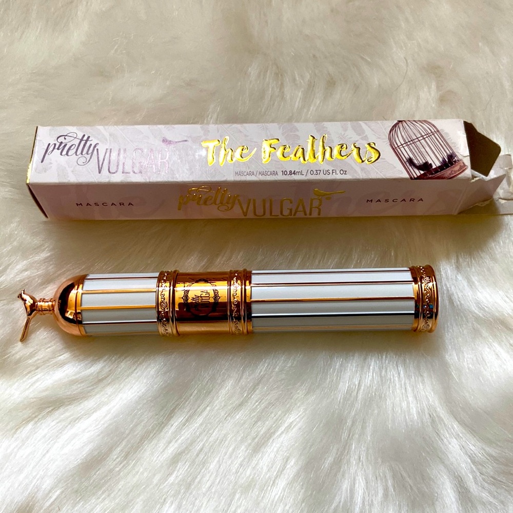 Barely used Pretty Vulgar the feathers mascara 19. Raven
